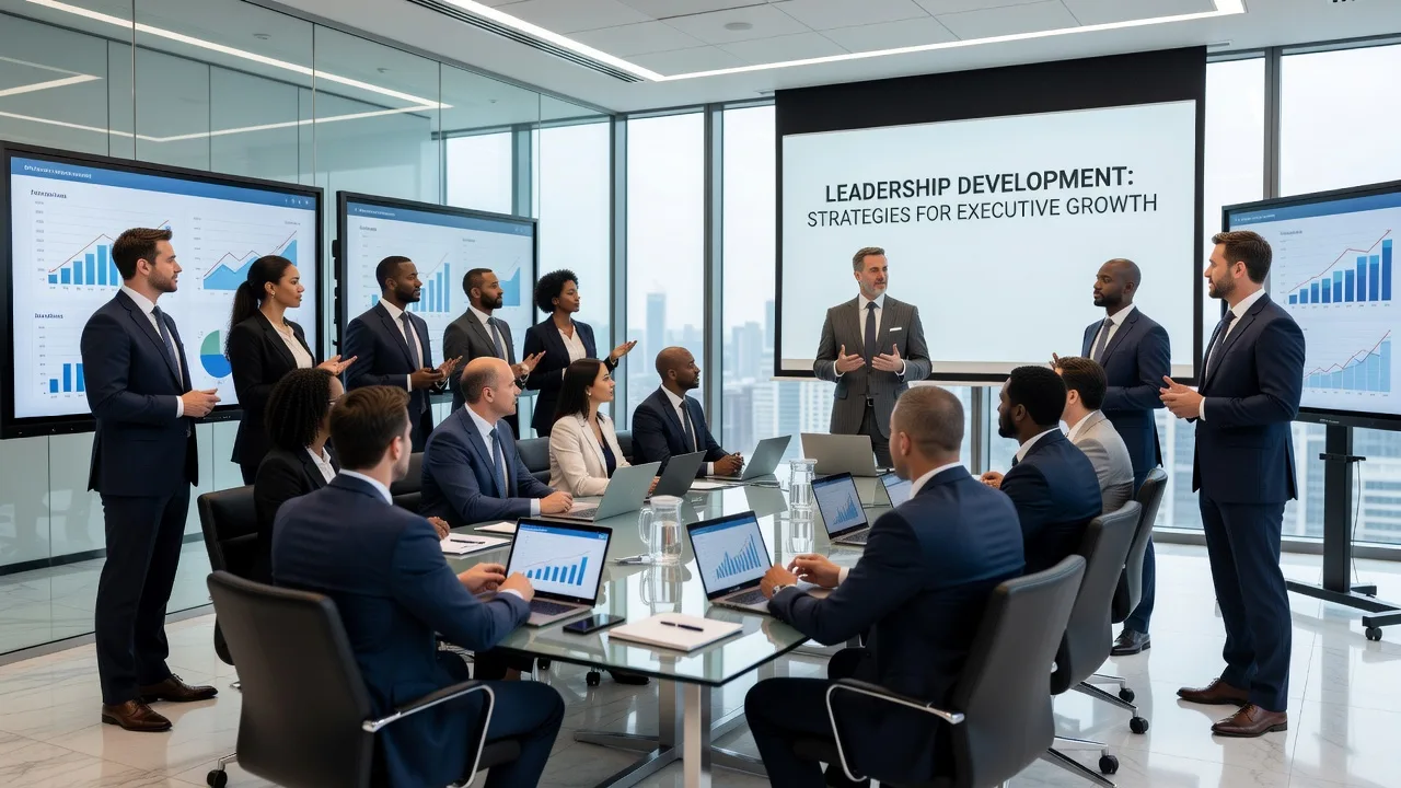 Professionals at a corporate training workshop